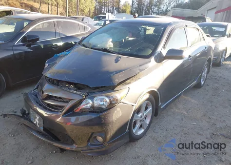 2011 Toyota Corolla S z USA, uszkodzony, nr VIN 2T1BU4EE5BC567807